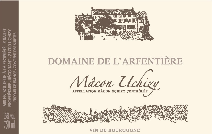 Domaine de l'Arfentiere - Macon Uchizy label