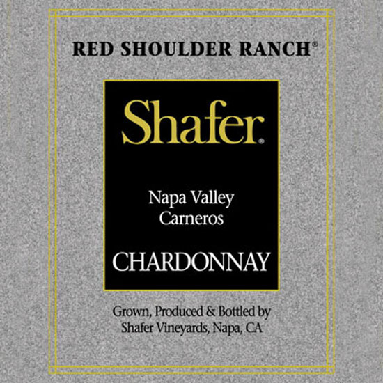 Shafer - Red Shoulder - Chardonnay label