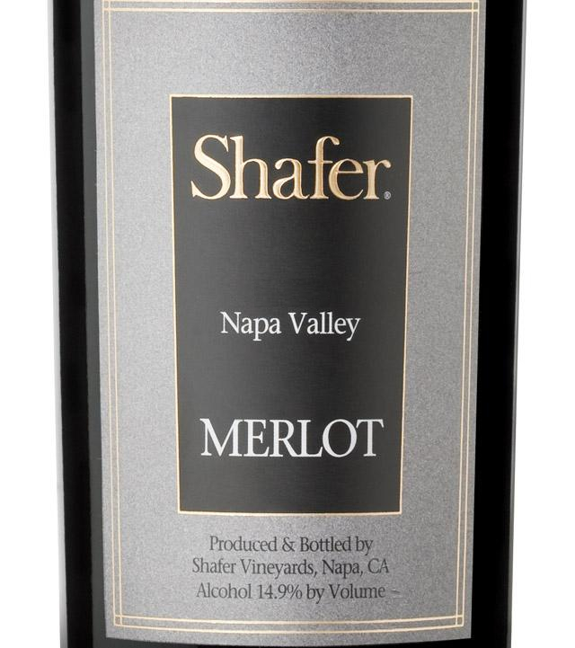Shafer - Napa Valley - Merlot label