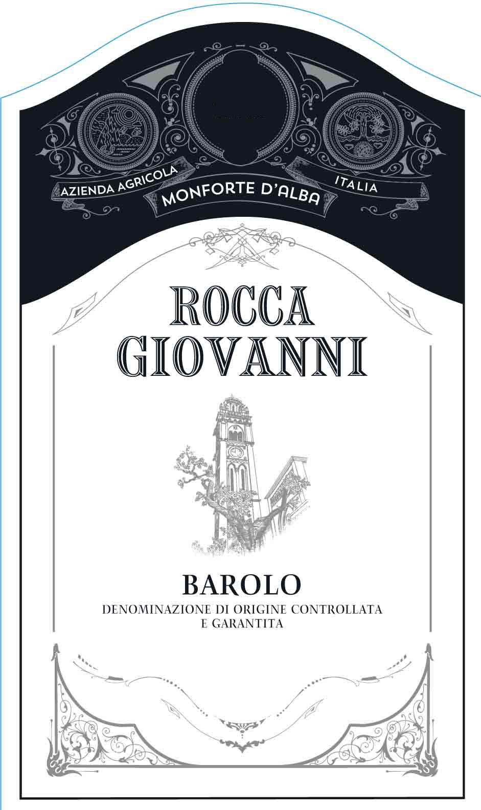 Rocca Giovanni - Barolo label