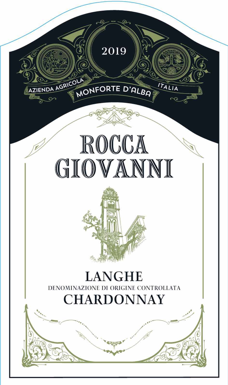 Rocca Giovanni - Chardonnay label