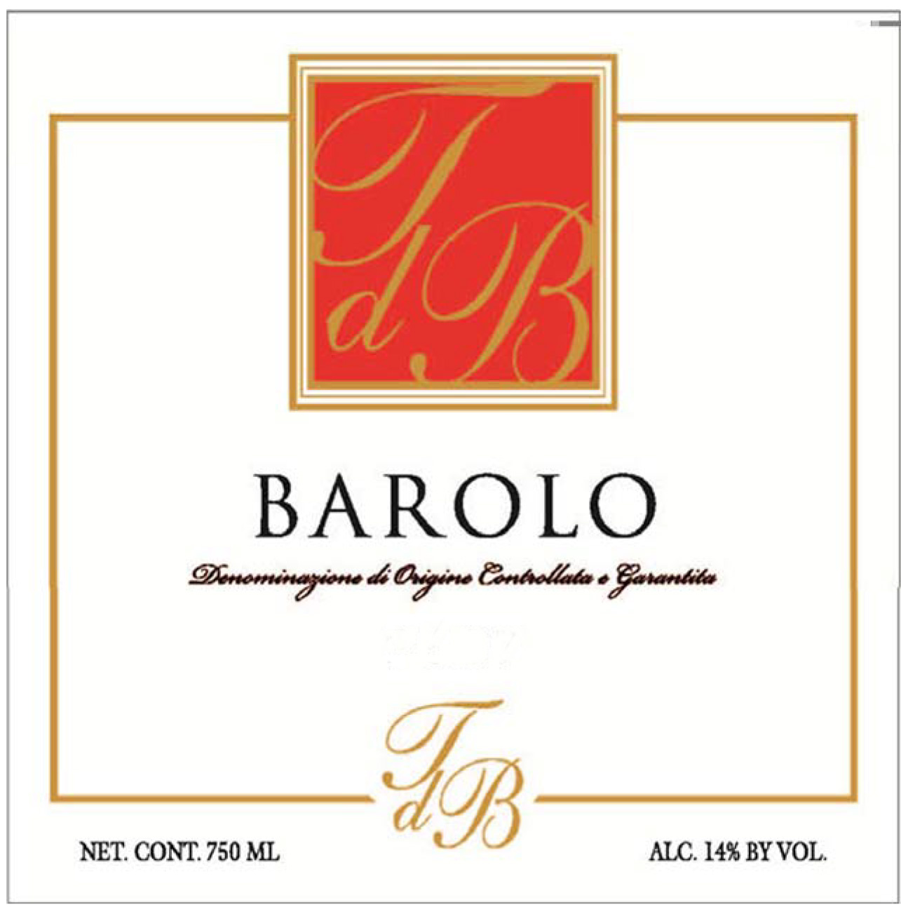Terre del Barolo - Barolo label