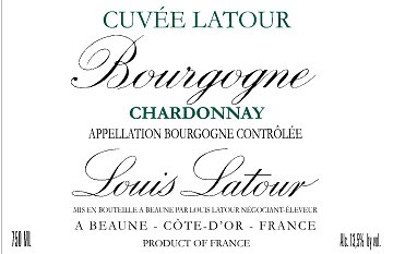 Louis Latour - Bourgogne - Blanc Cuvee Latour label