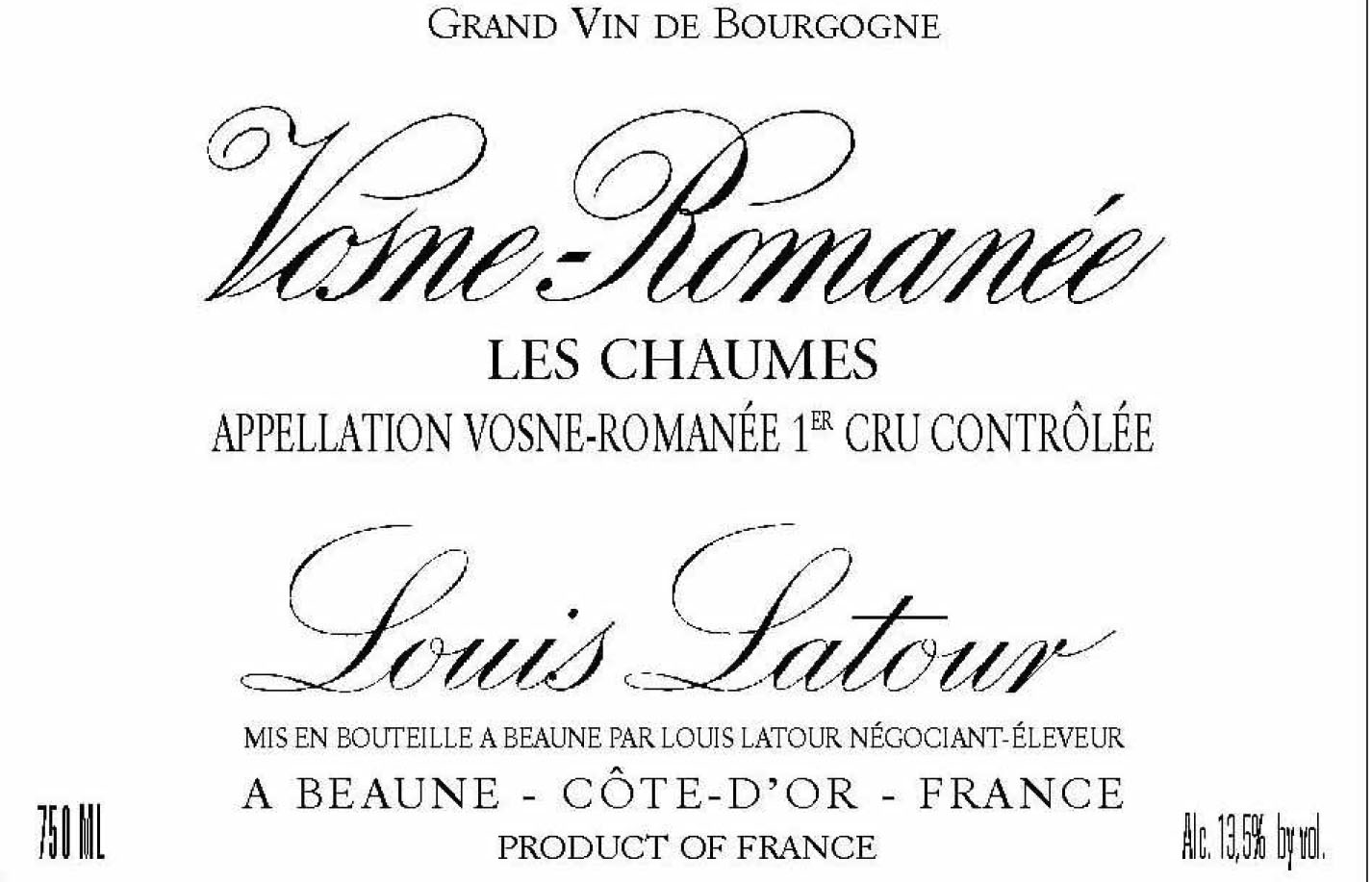 Louis Latour - Pommard-Epenots label