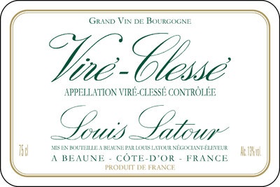 Louis Latour - Vire Clesse label