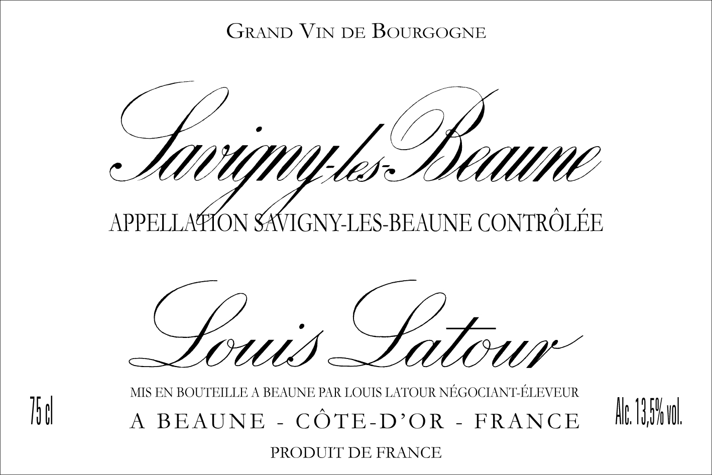 Louis Latour - Savigny-les-Beaune label