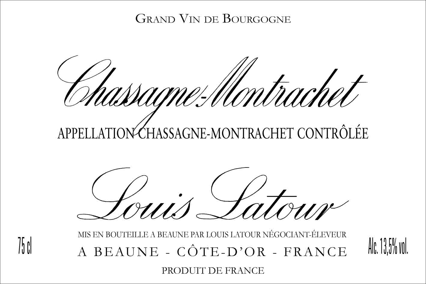 Louis Latour - Chassagne-Montrachet - Red label