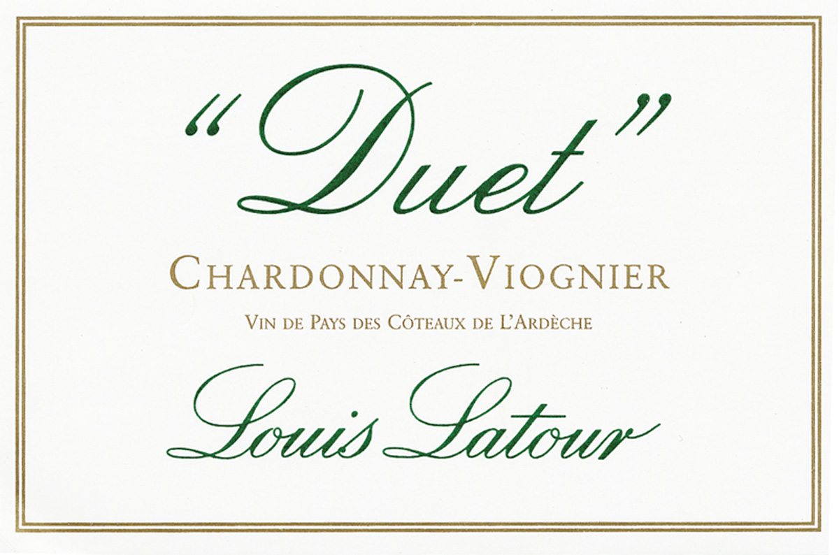 Louis Latour - Chardonnay-Viognier - Duet label
