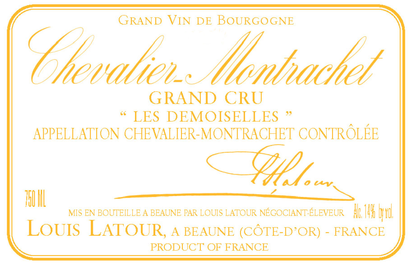 Louis Latour - Chevalier Montrachet Grand Cru Les Demoiselles label