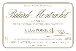 Louis Latour - Batard Montrachet Grand Cru - Clos Poirier - White label