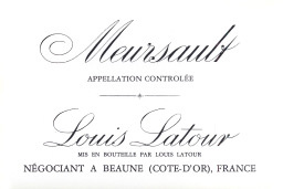 Louis Latour - Meursault label