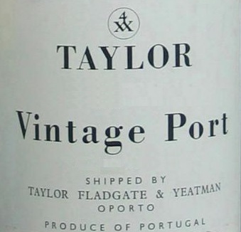 Taylor - Vintage Port label