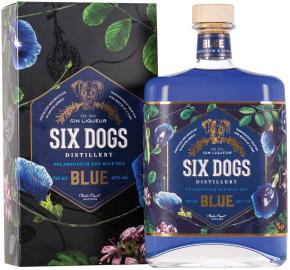 Six Dogs - Blue Gin bottle