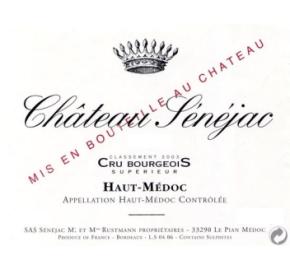 Chateau Senejac label