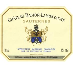 Chateau Bastor-Lamontagne label