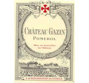 Chateau Gazin label