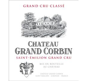 Chateau Grand Corbin label