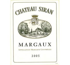 Chateau Siran label