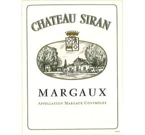 Chateau Siran label