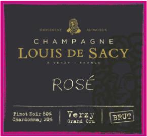 Louis De Sacy - Brut Grand Cru - Rose label