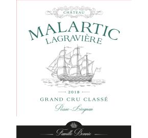 Chateau Malartic Lagraviere Blanc label