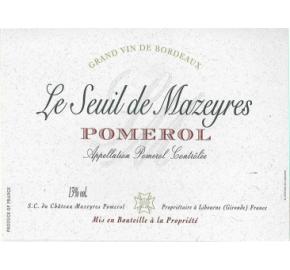 Le Seuil de Mazeyres label