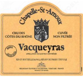 Chapelle-St-Arnoux - Vacqueyras label