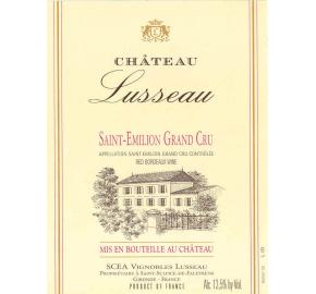 Chateau Lusseau label