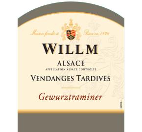 Willm - Gewurztraminer - Vendanges Tardives label