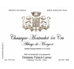 Domaine Fleurot-Larose - Chassagne-Montrachet 1er Cru - Abbaye de Morgeot label