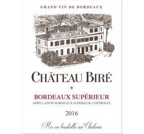 Chateau Bire label