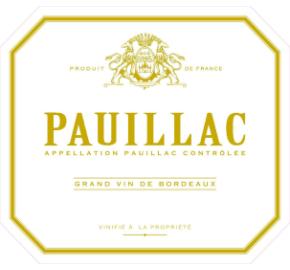 Pauillac label