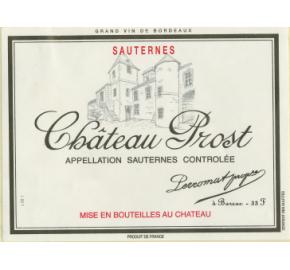 Chateau Prost label