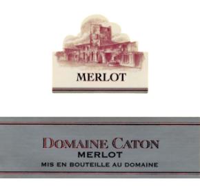Domaine Caton - Merlot label