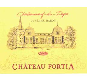 Chateau Fortia - Chateauneuf-du-Pape - Cuvee du Baron label