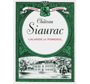 Chateau Siaurac label