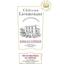 Chateau Lieumenant label