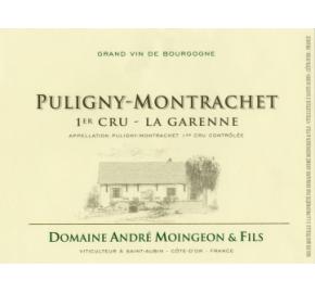 Domaine Andre Moingeon & Fils - 1er Cru - La Garenne label