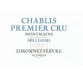 Simonnet Febvre - Chablis 1er Cru Montmains label
