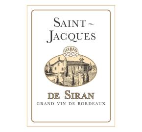 St. Jacques De Siran (from Chateau Siran) label