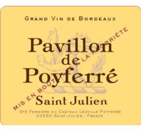 Pavillon de Leoville Poyferre label