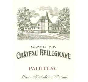 Chateau Bellegrave Pauillac label