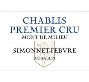 Simonnet Febvre - Chablis 1er Cru -Mont du Milieu label