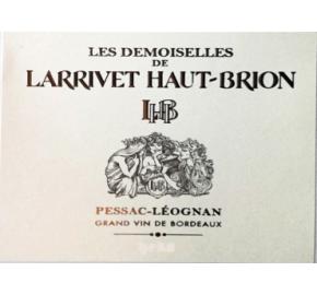 Les Demoiselles De Larrivet Haut-Brion label
