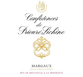 Confidences De Prieure-Lichine label