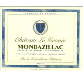 Chateau La Gironie Monbazillac label