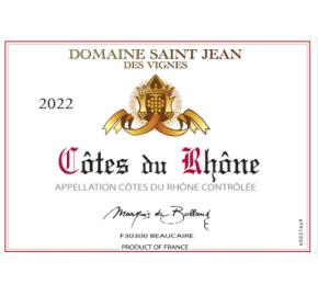 Domaine Saint Jean des Vignes label