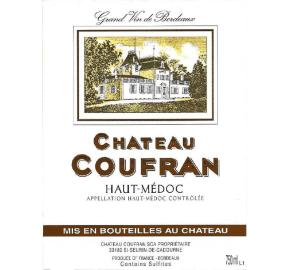 Chateau Coufran label