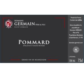 Domaine Germain Pere et Fils - Pommard label