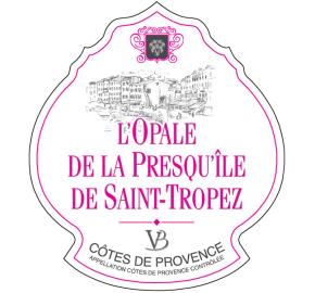 L'Opale de La Presqu'ile de St Tropez Provence - Rose label